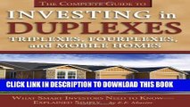 New Book The Complete Guide to Investing in Duplexes, Triplexes, Fourplexes, and Mobile Homes: