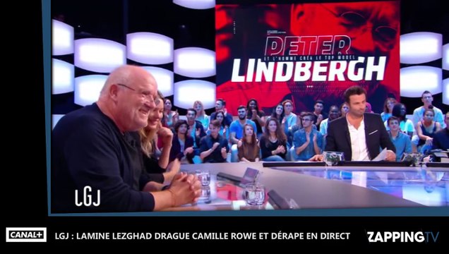 « Le Grand Journal » : Lamine Lezghad fait une blague lourde et sexiste à Camille Rowe