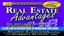 Collection Book Rich Dad s Real Estate Advantages: Tax and Legal Secrets of Successful Real Estate