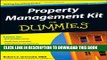 Collection Book Property Management Kit For Dummies (Book   CD)