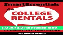 New Book Smart Essentials For College Rentals: Parent and Investor Guide To Buying College-Town