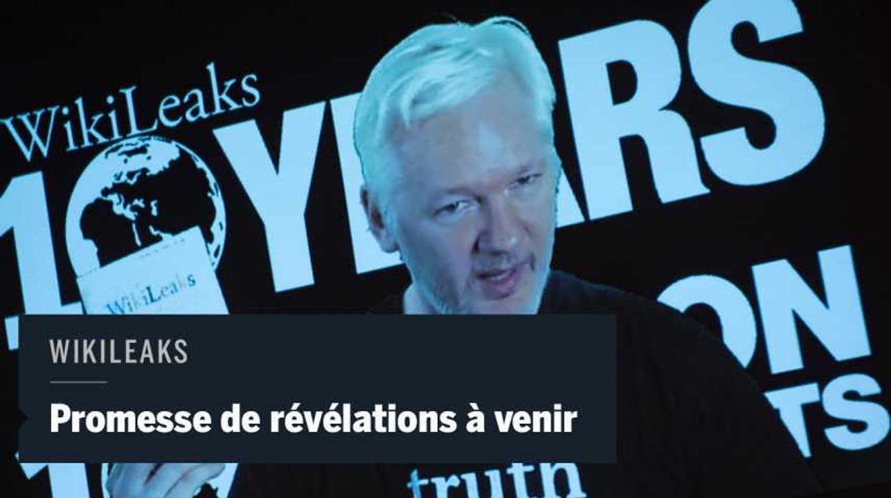 WikiLeaks promet des révélations sur les élections américaines