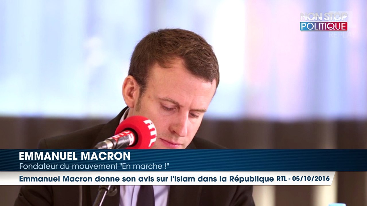 Emmanuel Macron : "L’islam est compatible avec la République"