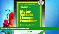 FAVORITE BOOK  Motor Vehicle License Examiner(Passbooks) FULL ONLINE