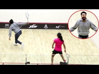VIDEO Ranveer Singh Playing Squash