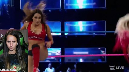 WWE Smackdown 10/4/16 Nikki Bella vs Alexa Bliss