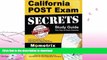 FAVORITE BOOK  California POST Exam Secrets Study Guide: POST Exam Review for the California POST