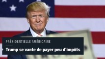Donald Trump se vante de payer un minimum d'impôts
