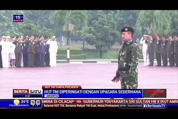 Perayaan HUT TNI Tanpa Kehadiran Presiden Jokowi