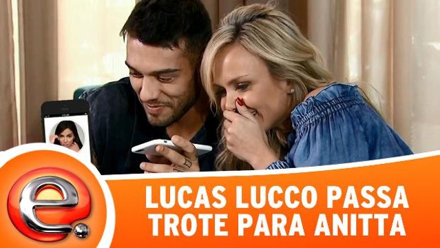 Lucas Lucco passa trote para Anitta