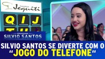 Programa Silvio Santos (02/10/16) - Jogo do Telefone