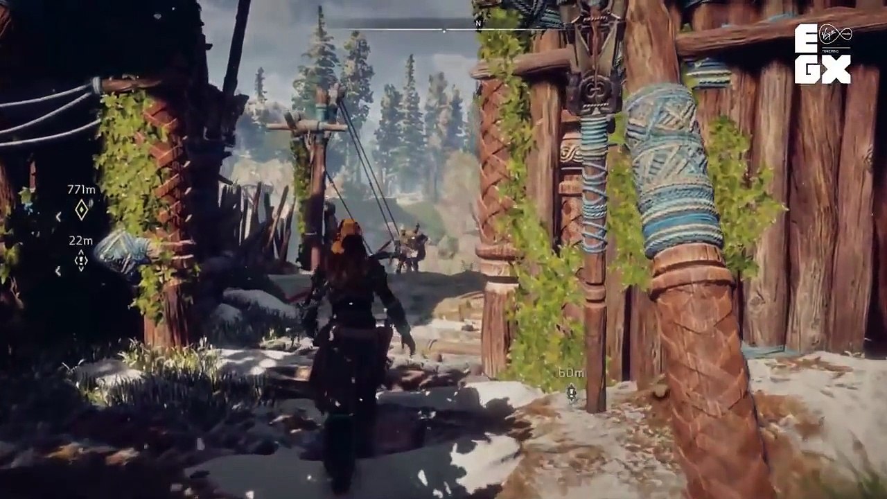 Horizon Zero Dawn 19 minutos EGX 2016 Gameplay PS4