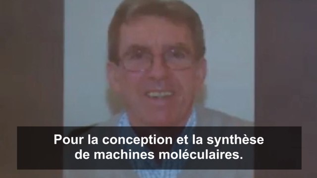 Le Français Jean-Pierre Sauvage, Prix Nobel de Chimie 2016