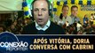 Roberto Cabrini entrevista o prefeito eleito João Doria