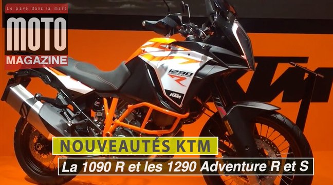 Intermot 2016 : KTM 1090 R et 1290 Adventure R et S