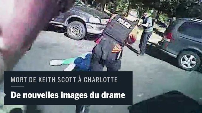 De nouvelles images de la mort de Keith Scott diffusées par la police de Charlotte