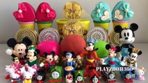 PLAY DOH SURPRISE EGGS with Surprise Toys,Hello Kitty,Thomas and Friends,Snoopy,Disney, Mickey Minnie Mouse