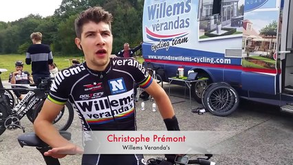 Entraînement de l'équipe Willems Veranda's avant le championnat du monde de contre-la-montre par équipe