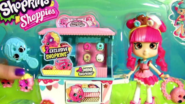 Shopkins Shoppies Donatinas Season 4 Donut Delights Playset EXCLUSIVE Mini Donuts and Doll 2016