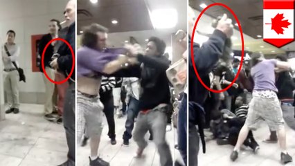 Man pulls raccoon out his sweater during wild McDonald’s fight