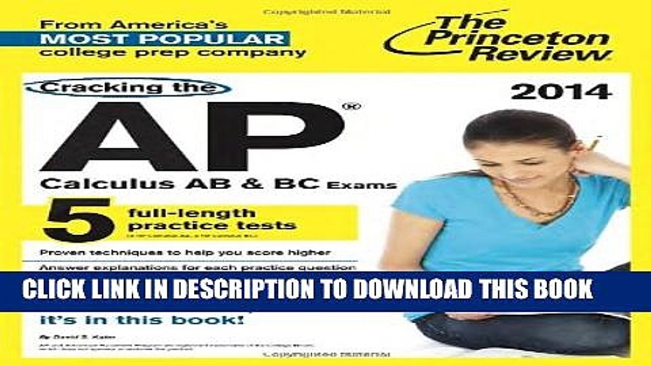 [PDF] Cracking the AP Calculus AB   BC Exams, 2014 Edition (College Test Preparation) Full Colection