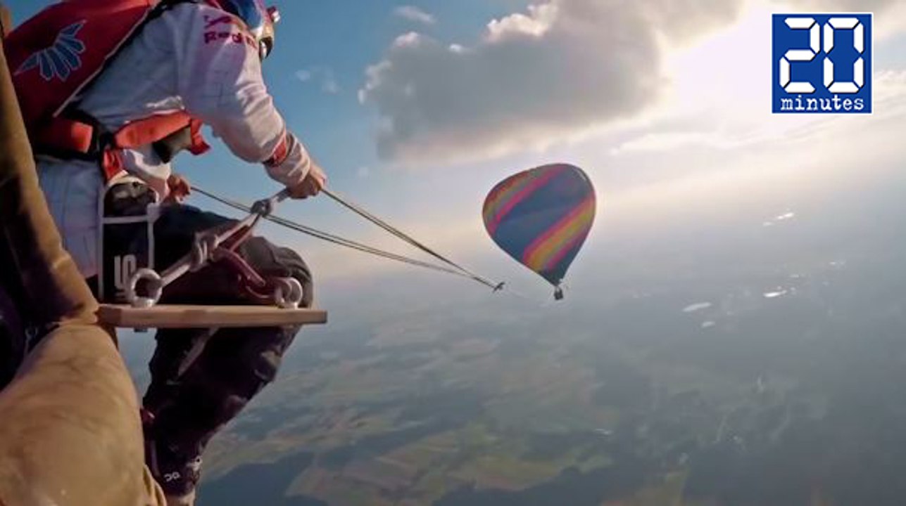 Ils font de la balançoire à 1800 mètres de haut - Le rewind du mercredi 05 octobre 2016.