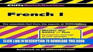 [PDF] CliffsQuickReview French I (Cliffs Quick Review (Paperback)) (Bk. 1) Popular Colection