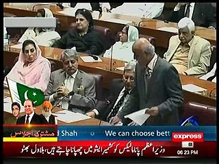 Interesting conversation between Khursheed Shah & Nawaz Sharif in parliament - Must watch