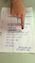 Comment calculer une distance dans un repère orthonormé