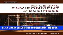 [PDF] The Legal Environment of Business: A Critical Thinking Approach (8th Edition) Popular Online