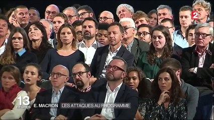 Emmanuel Macron : des attaques au programme