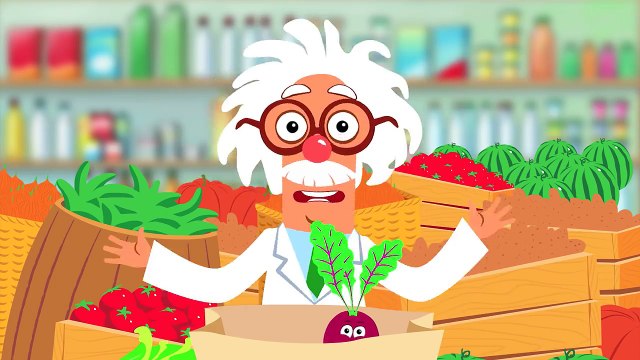 ОВОЩИ - Развивающая песенка мультик про полезную еду и синий трактор для детей малышей