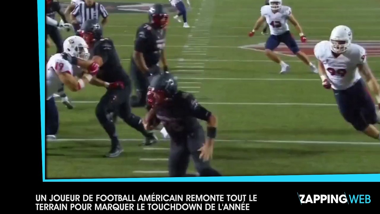 Un joueur de football américain remonte tout le terrain pour marquer le touchdown de l’année (vidéo)
