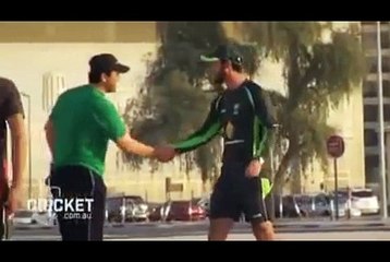 Glenn Maxwell Playing Tape Ball Cricket With Pakistani locals in Dubai_x264