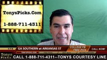 Arkansas St Redwolves vs. Georgia Southern Eagles Free Pick