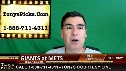 New York Mets vs. San Francisco Giants Free Pick