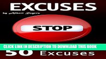 New Book Excuses: Stop Making These 50 Excuses! (Self Deception, Excuses Making, Stop Making