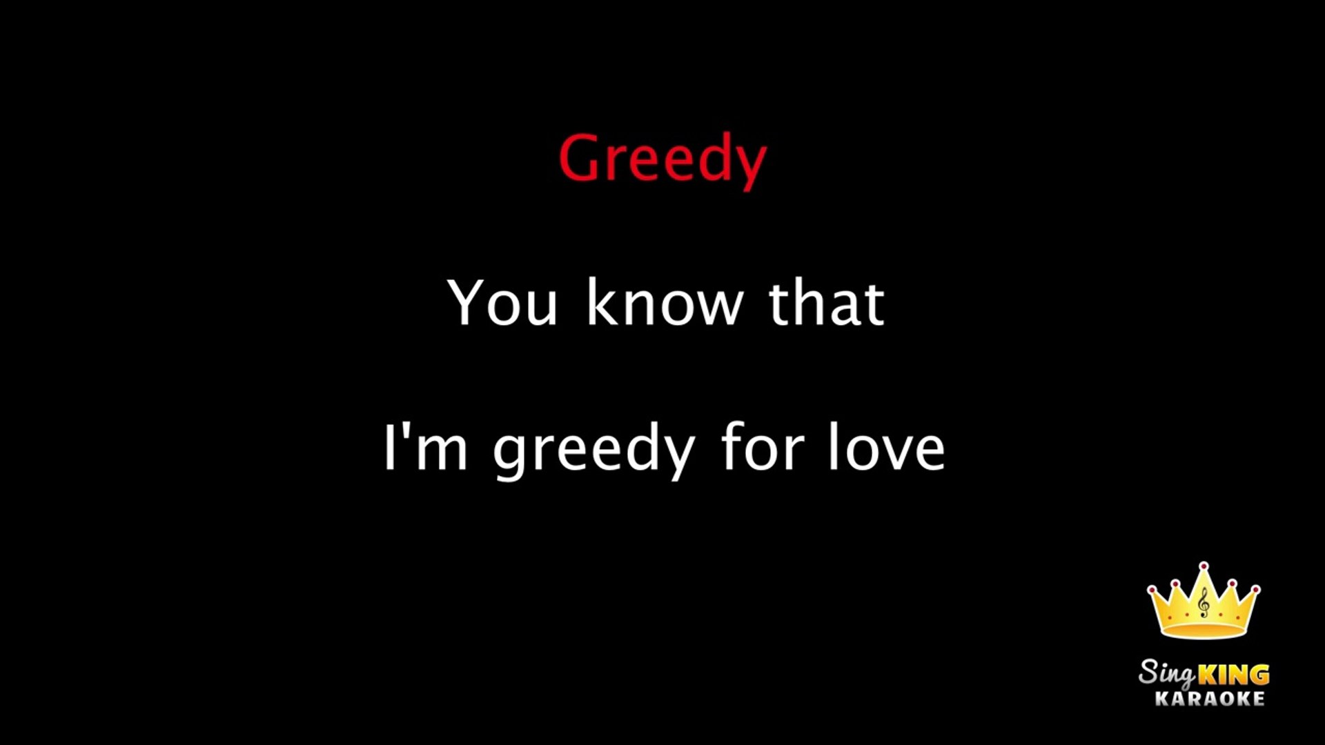 ⁣Ariana Grande - Greedy KARAOKE / INSTRUMENTAL