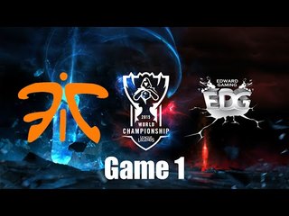 《LOL》2015 世界大賽 - 八強賽 Day 2 (粵語) FNC vs EDG Game 1