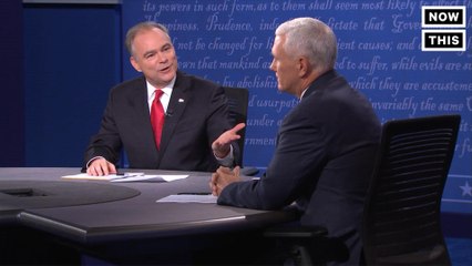 Watch The VP Candidates Mansplain To The Moderator