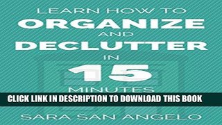 Collection Book Learn How to Organize and Declutter in 15 Minutes