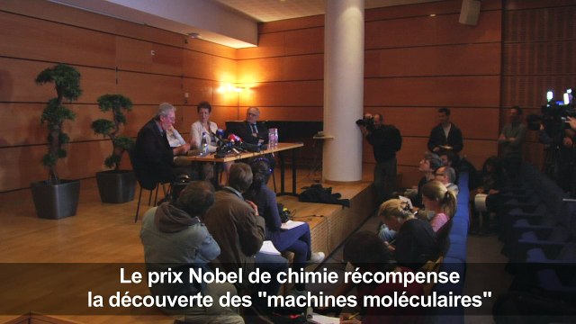 Un Français Nobel de chimie pour les machines moléculaires