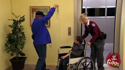 Little Girl Disappears In Elevator Prank