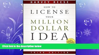 GET PDF  How to License Your Million Dollar Idea: Cash In On Your Inventions, New Product Ideas,