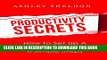 Collection Book Productivity Secrets: How to Set Up a Productivity System in 8 Simple Steps