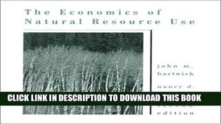 [PDF] The Economics of Natural Resource Use (2nd Edition) Popular Online