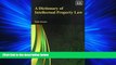 FAVORITE BOOK  A Dictionary of Intellectual Property Law (Elgar Original Reference)