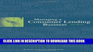 Collection Book Managing a Consumer Lending Business, 2nd edition