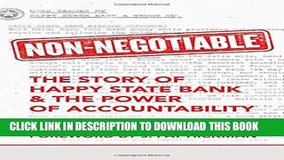Collection Book Non-Negotiable: The Story of Happy State Bank   The Power of Accountability