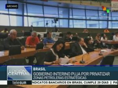 Brasil: gob. de Temer busca privatizar zonas petroleras estratégicas